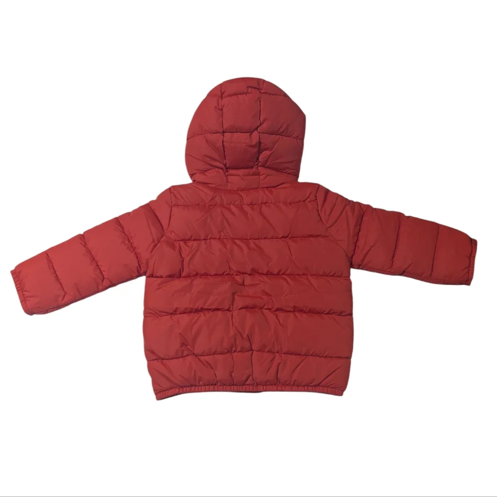 The Children's Place Red Hooded Puffer Jacket Coat Size 3T